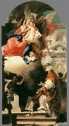 TIEPOLO, Giovanni Domenico The Virgin Appearing to St Philip Neri 1740 Sweden oil painting artist